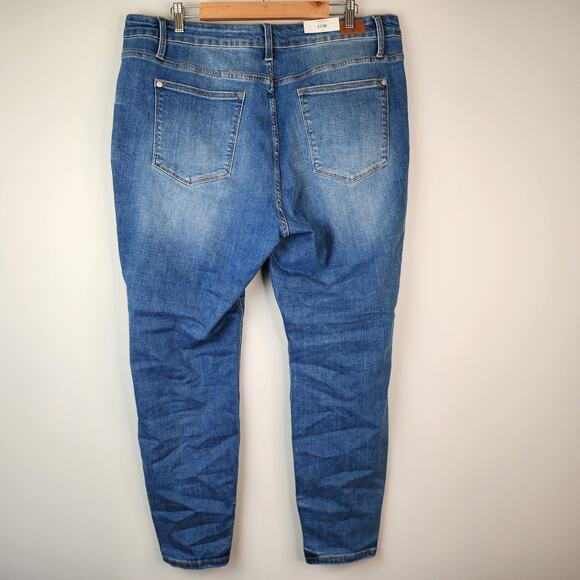 NWT Judy Blue Skinny Fit Jeans 20W Med Blue Mid Rise Stretch Denim Pants - Picture 5 of 10